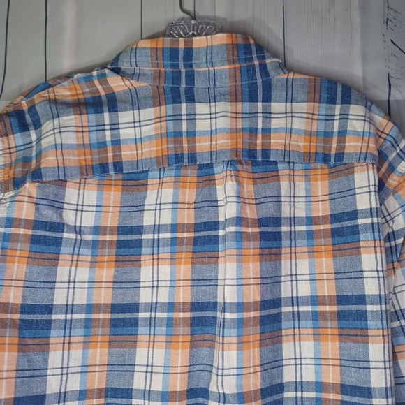 Abercrombie & Fitch muscle plaid button down shirt - Picture 8 of 9